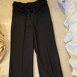 High Waisted Express Loose Black Work Pants